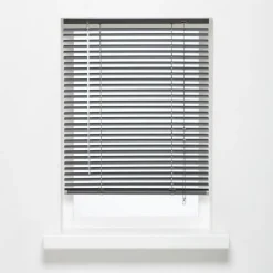 Kwantum Aluminium Jaloezie Jade Antraciet 25mm 180x175 Cm