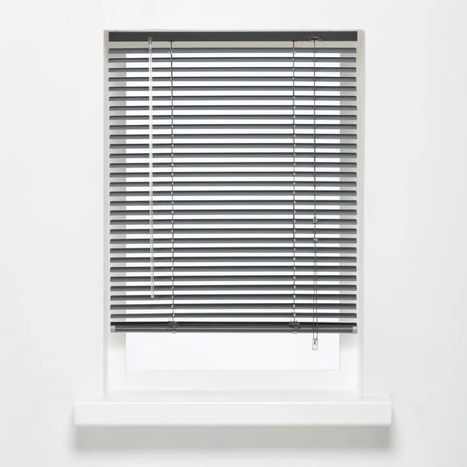 Kwantum Aluminium Jaloezie Jade Antraciet 25mm 180x175 Cm