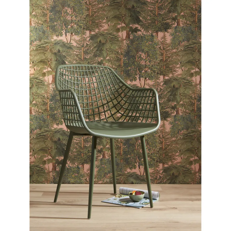 Kwantum Behang Ismene Groen