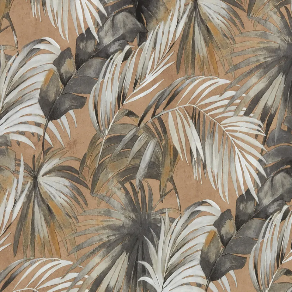 Kwantum Behang Merel Bruin