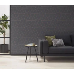 Kwantum Behang Ties Antraciet