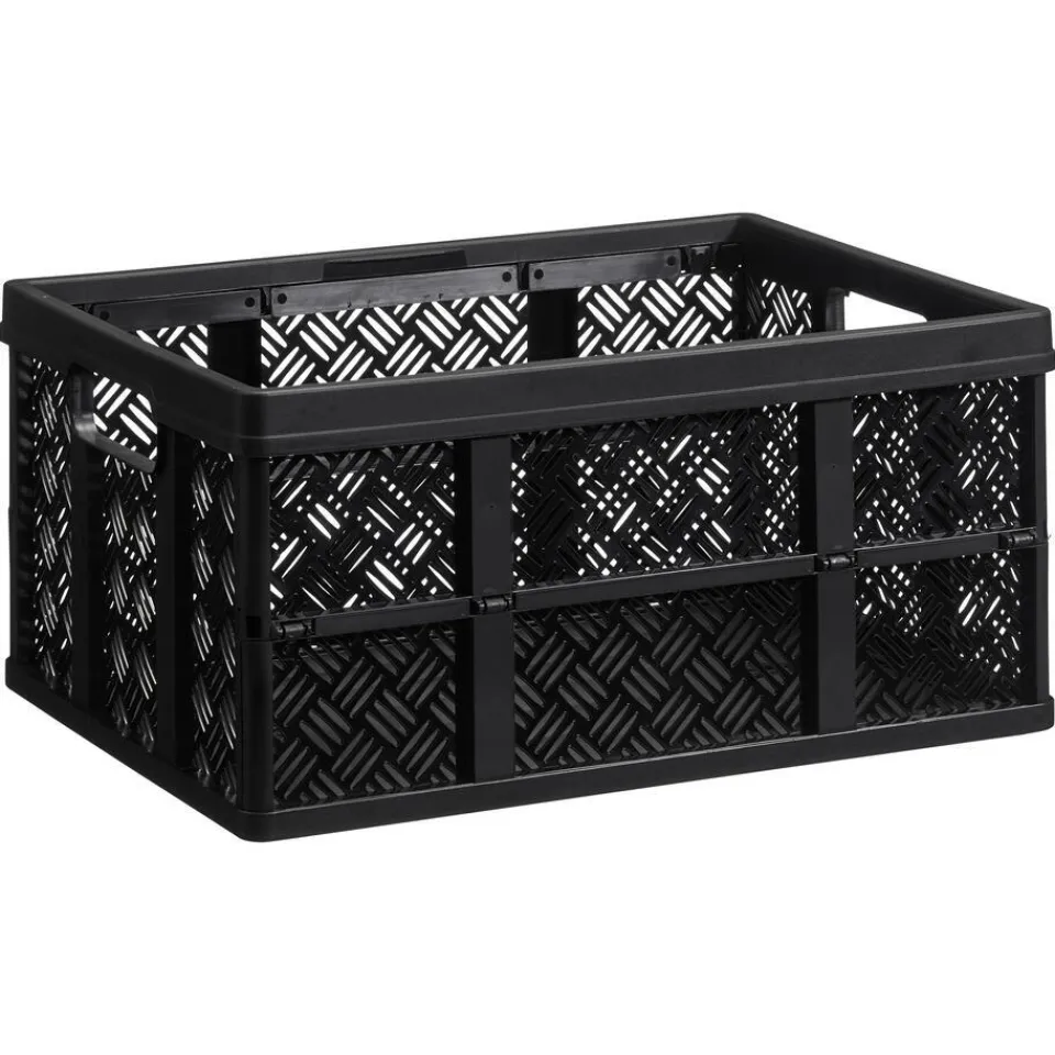 Kwantum Boodschappenkrat Zwart 32 Liter