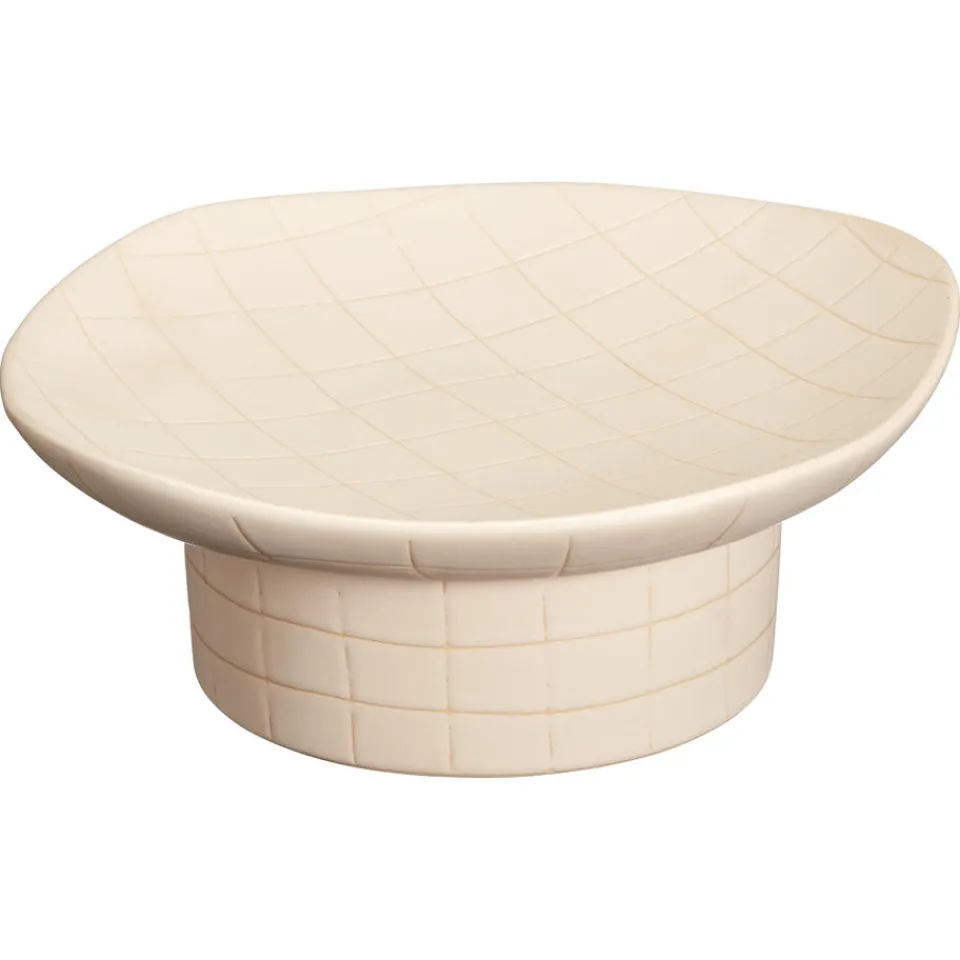 Kwantum Decoratie Schaal Op Voet Rocci Beige