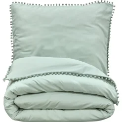 Kwantum Dekbedovertrek Daisy Groen - 240x220 Cm