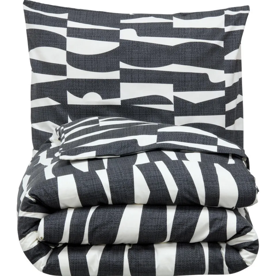 Kwantum Dekbedovertrek Flanel Ozzie Zwart Wit 140x220 Cm