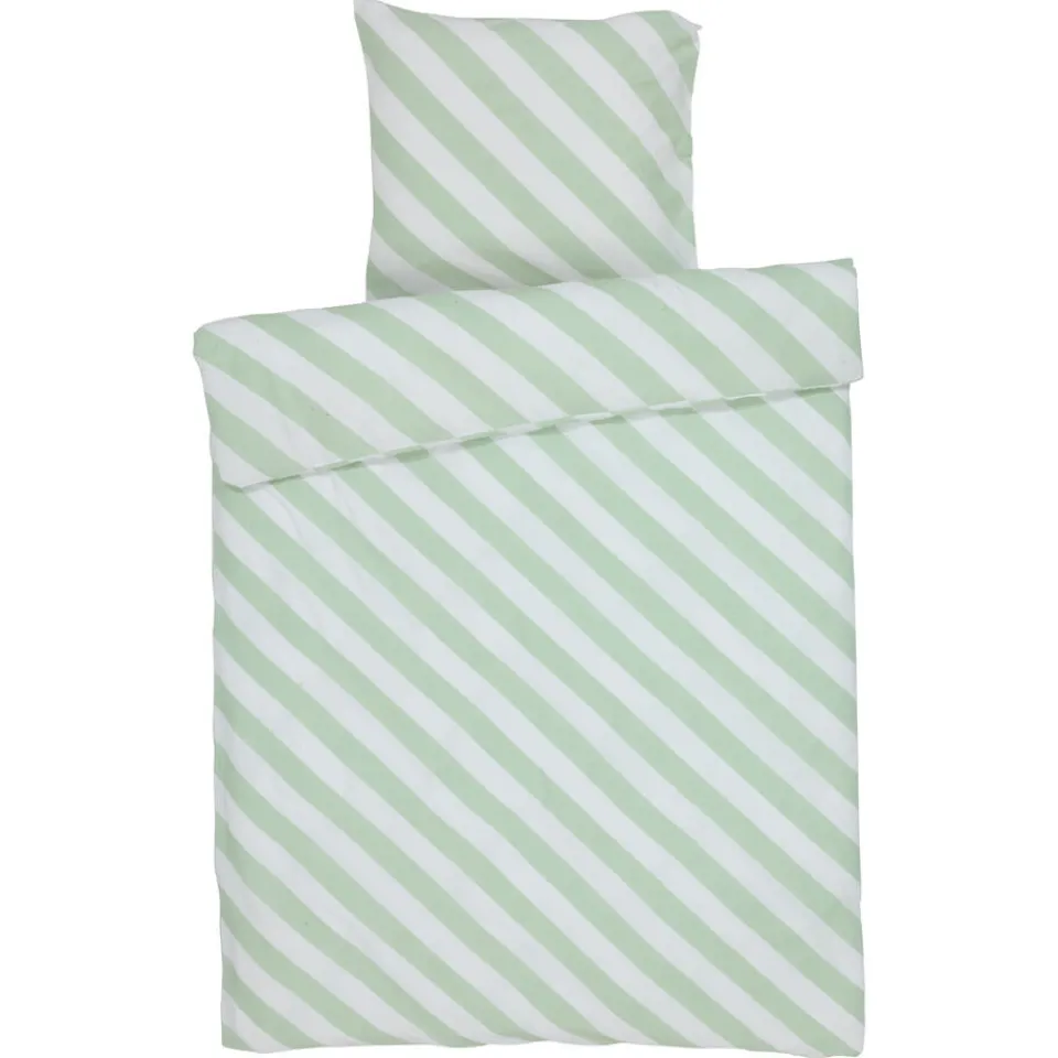 Kwantum Dekbedovertrek Riley - Groen 140x220 Cm