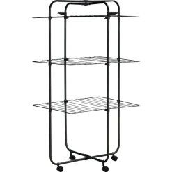 Kwantum Droogtoren 3 Laags Zwart