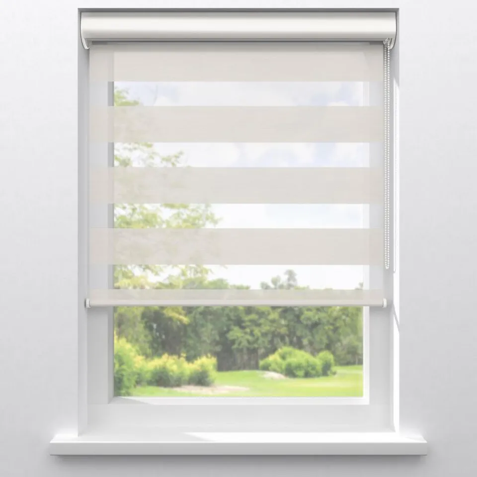Kwantum Fenstr Duo Rolgordijn Robin Offwhite