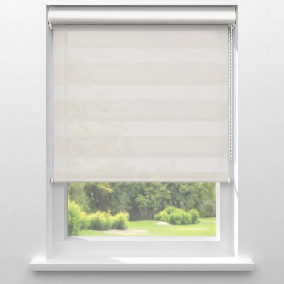 Kwantum Fenstr Duo Rolgordijn Robin Offwhite