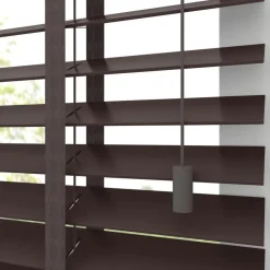 Kwantum Fenstr Houten Jaloezie Harm Bruin 50mm