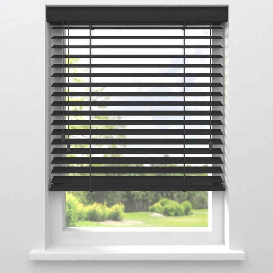 Kwantum Fenstr Houten Jaloezie Wout 50mm