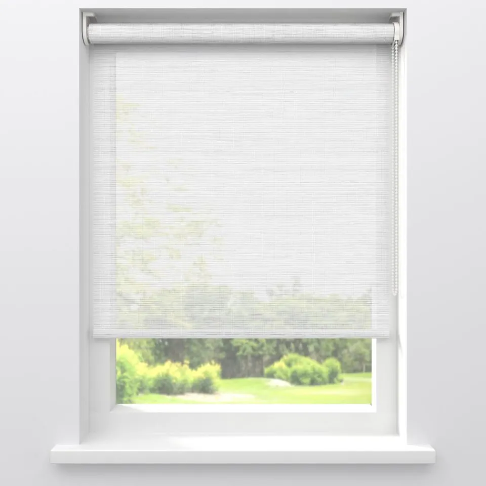 Kwantum Fenstr Rolgordijn Fleur Wit Transparant