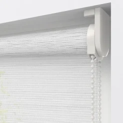 Kwantum Fenstr Rolgordijn Fleur Wit Transparant