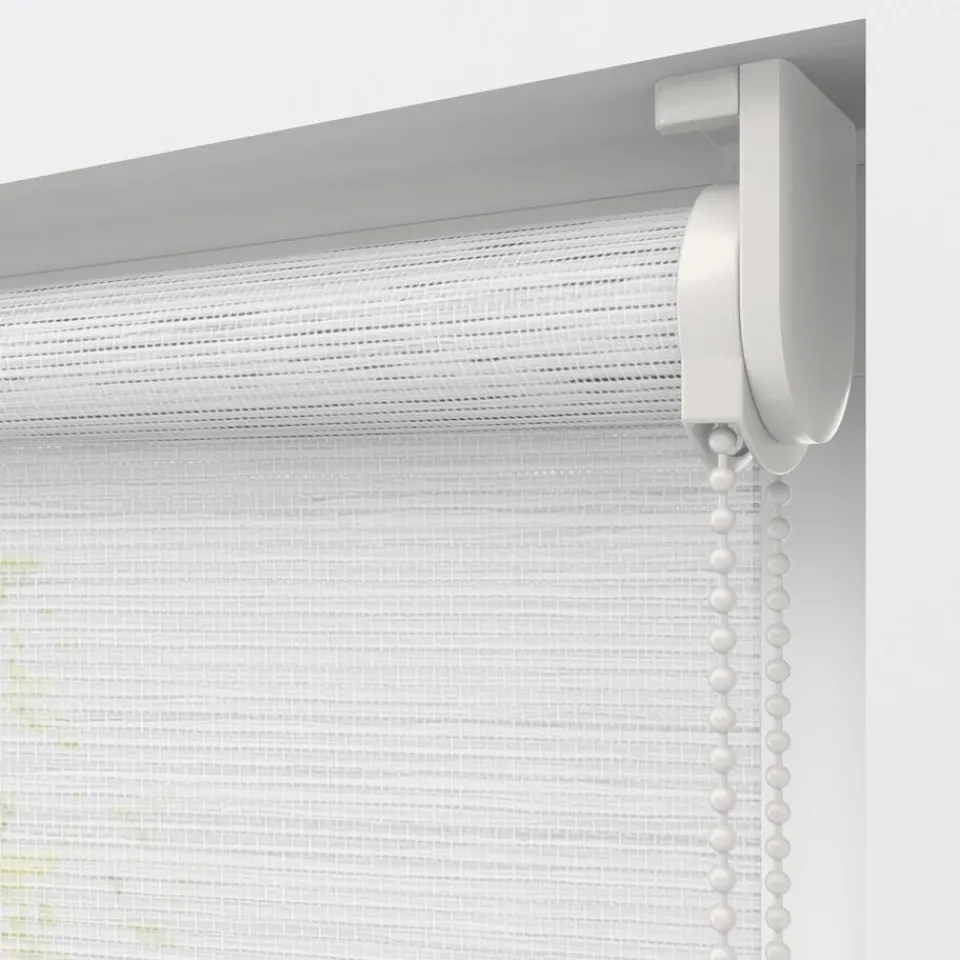 Kwantum Fenstr Rolgordijn Fleur Wit Transparant