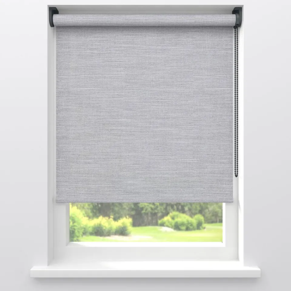 Kwantum Fenstr Rolgordijn Jeske Grijs Lichtdoorlatend