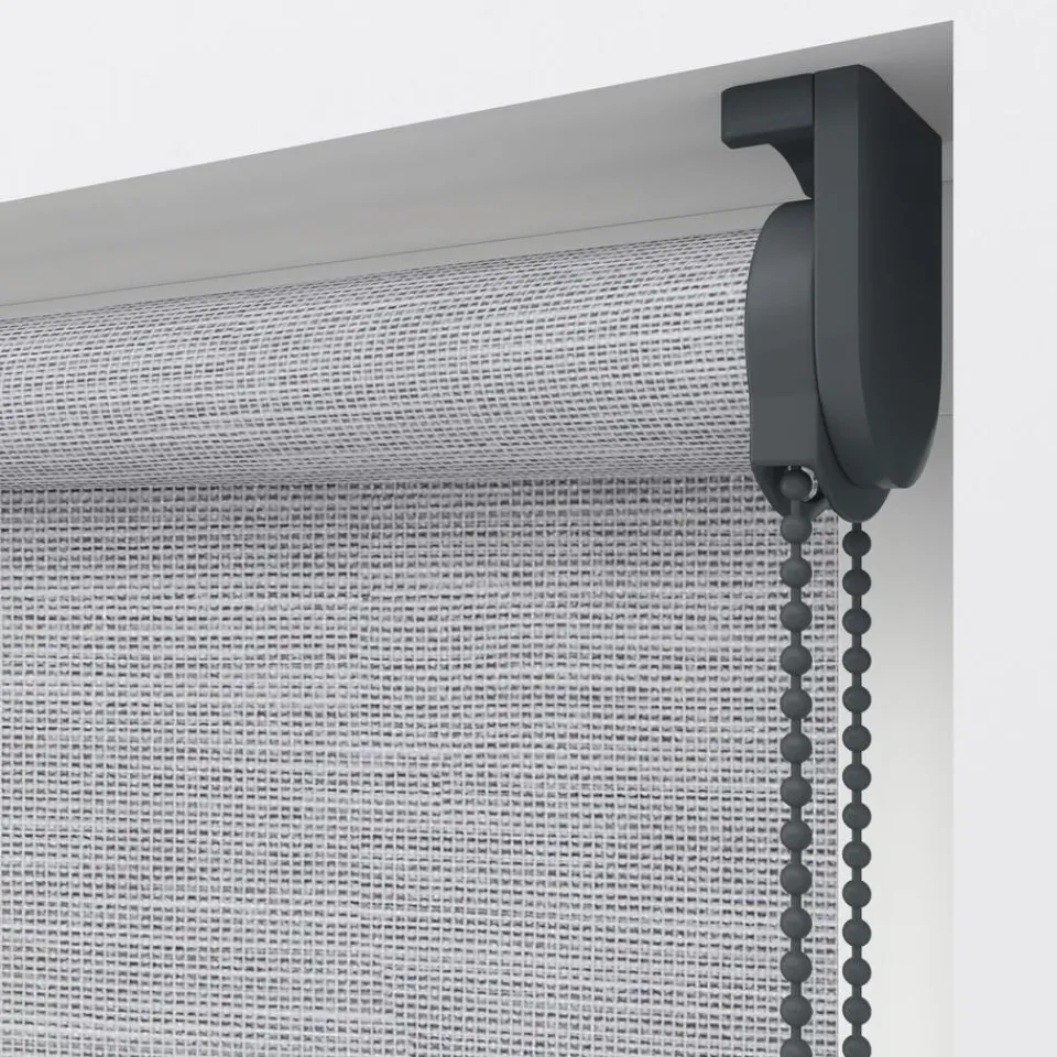 Kwantum Fenstr Rolgordijn Jeske Grijs Lichtdoorlatend