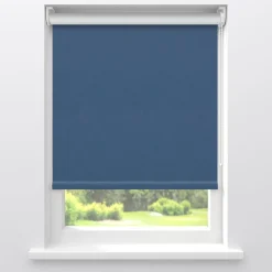 Kwantum Fenstr Rolgordijn Noor Donkerblauw Verduisterend