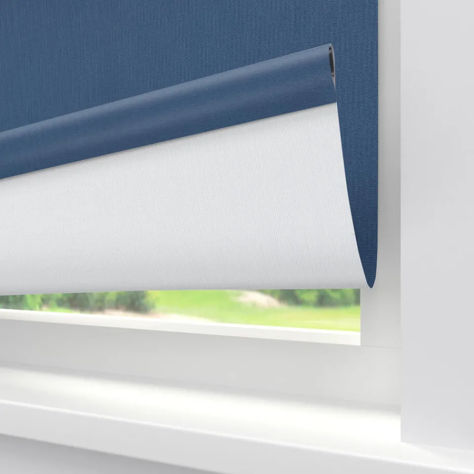 Kwantum Fenstr Rolgordijn Noor Donkerblauw Verduisterend