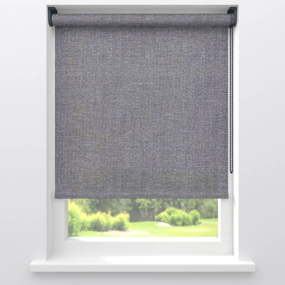 Kwantum Fenstr Rolgordijn Screen Sep Grijs