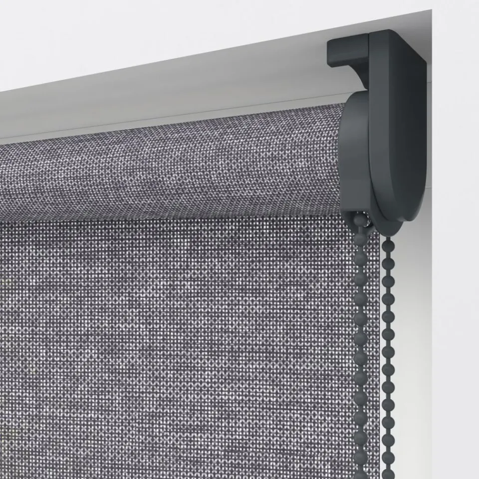 Kwantum Fenstr Rolgordijn Screen Sep Grijs