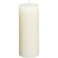 Kwantum Kaars Rustiek Ribbel Naturel 15 Cm