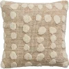 Kwantum Kussen Chenille Dot Naturel 45x45 Cm