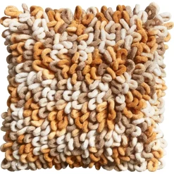 Kwantum Kussen Lusso Oker 43x43 Cm