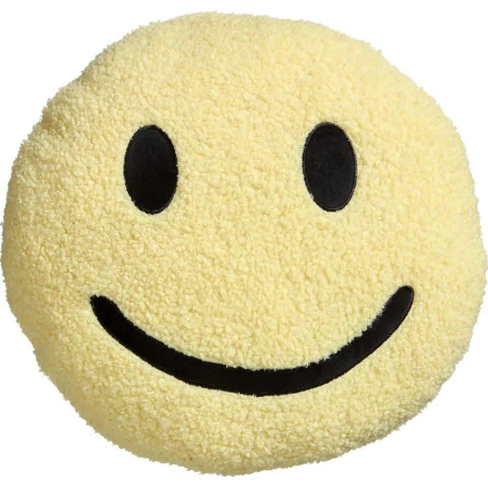 Kwantum Kussen Smiley Geel Ø35 Cm ø 35 Cm