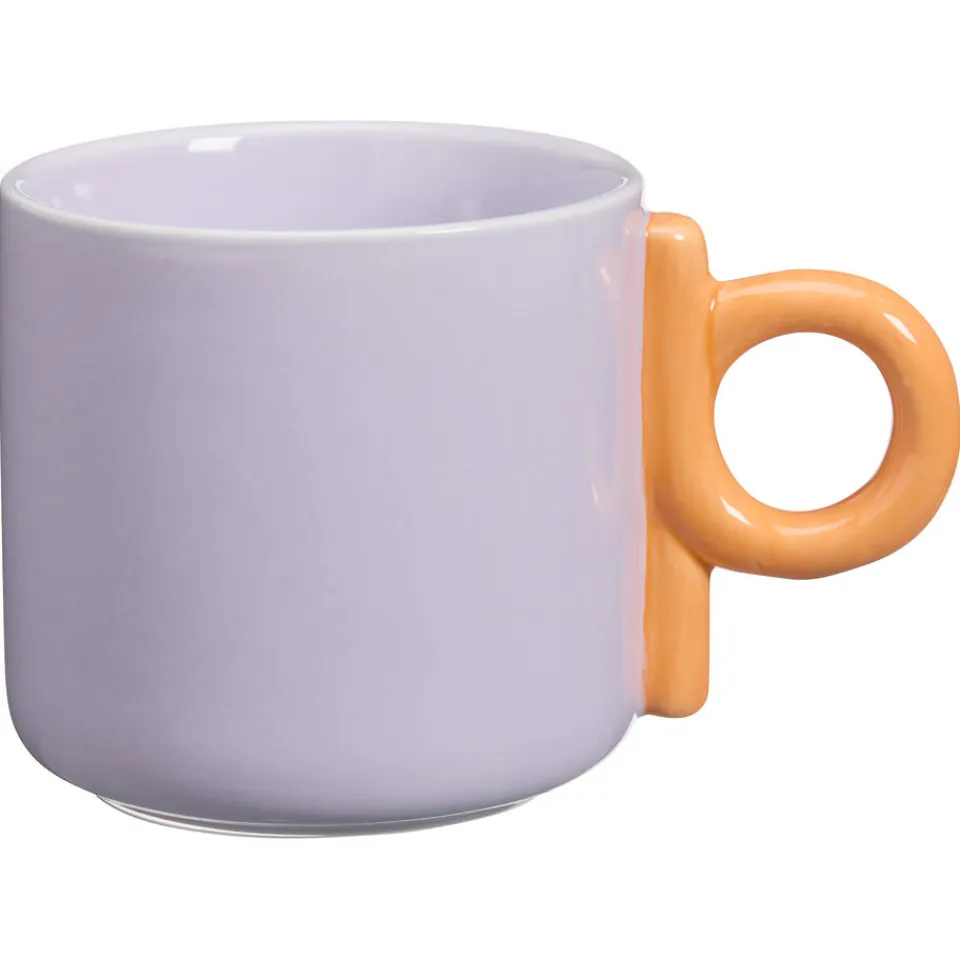 Kwantum Mok Met Oor Shapes Lila- 300ml