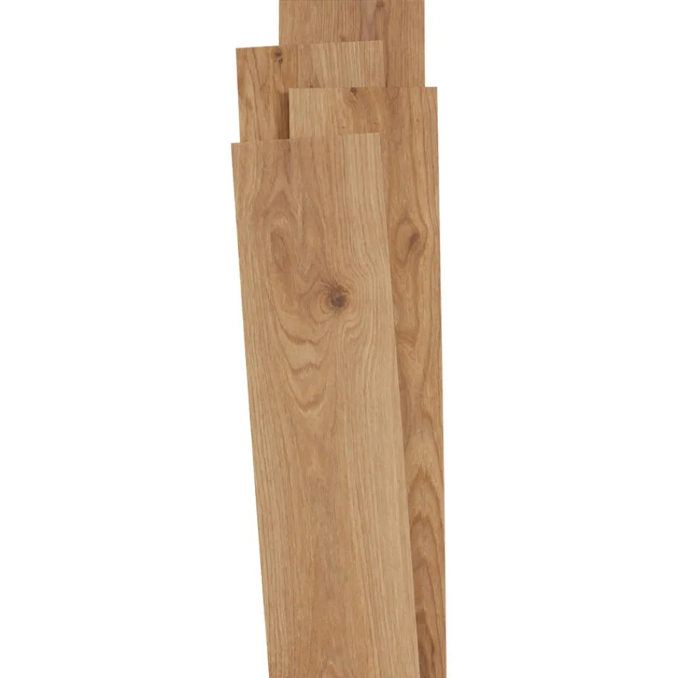 Kwantum Plak PVC Houston Bruin Eiken Visgraat