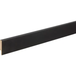 Kwantum Plakplint MDF Zwart 7,5 X 240 Cm 240x7,5 Cm