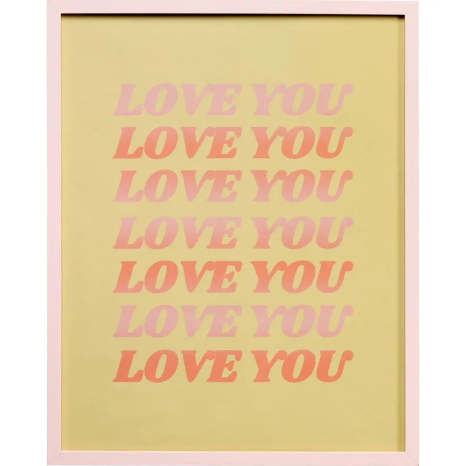 Kwantum Poster Love You 40x50 Cm