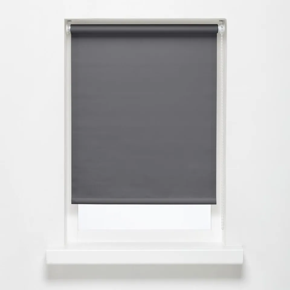 Kwantum Rolgordijn Maaike Grijs 100x190 Cm