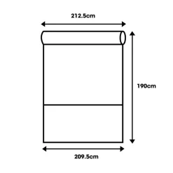 Kwantum Rolgordijn Milou Wit 210x190 Cm