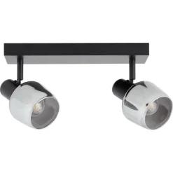 Kwantum Spot Cala 2-Lichts Zwart