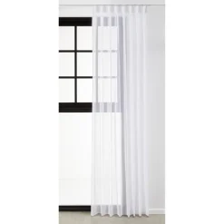 Kwantum Vitrage Viola Wit 150 Cm