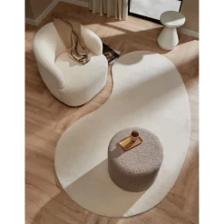 Kwantum Vloerkleed Wells Off-White