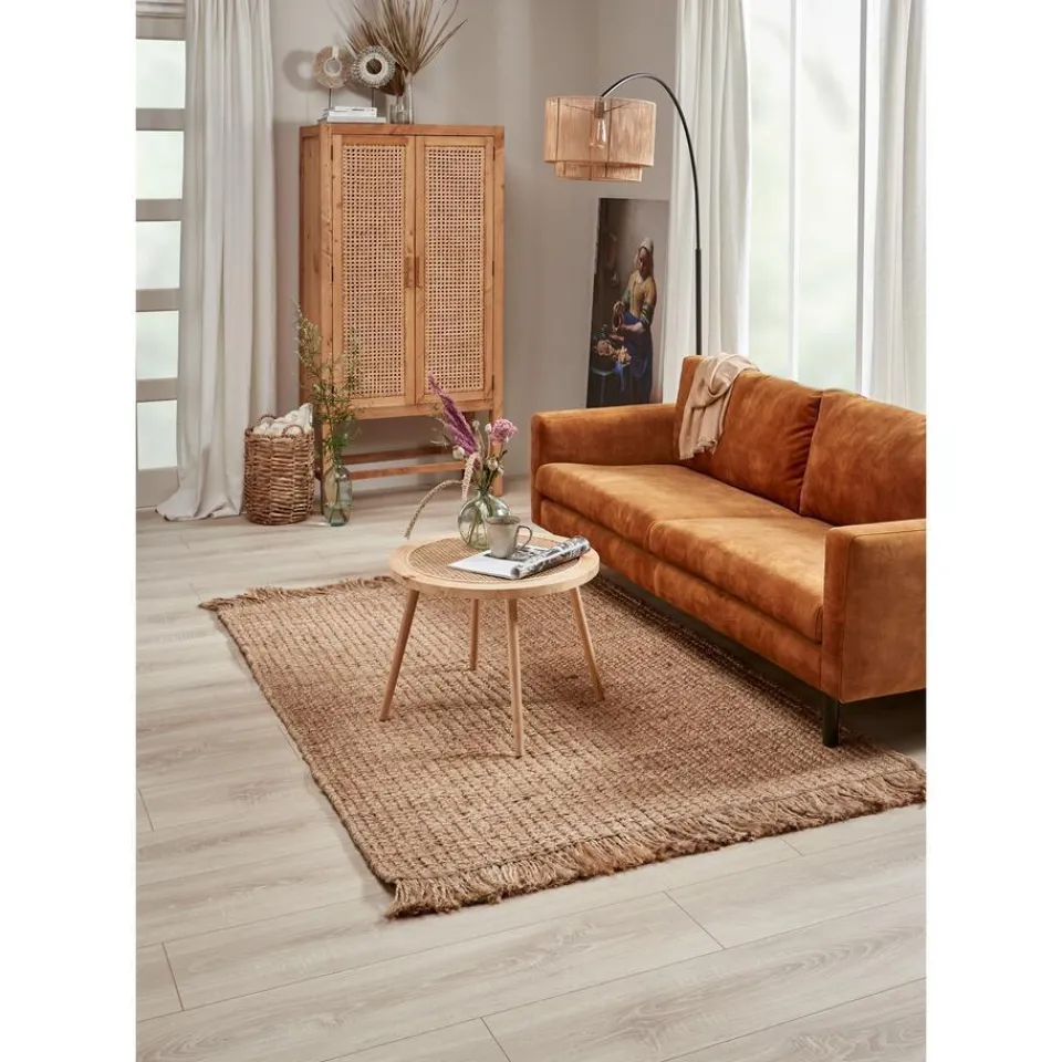 Kwantum Vloerlamp Cilen Zwart Bruin